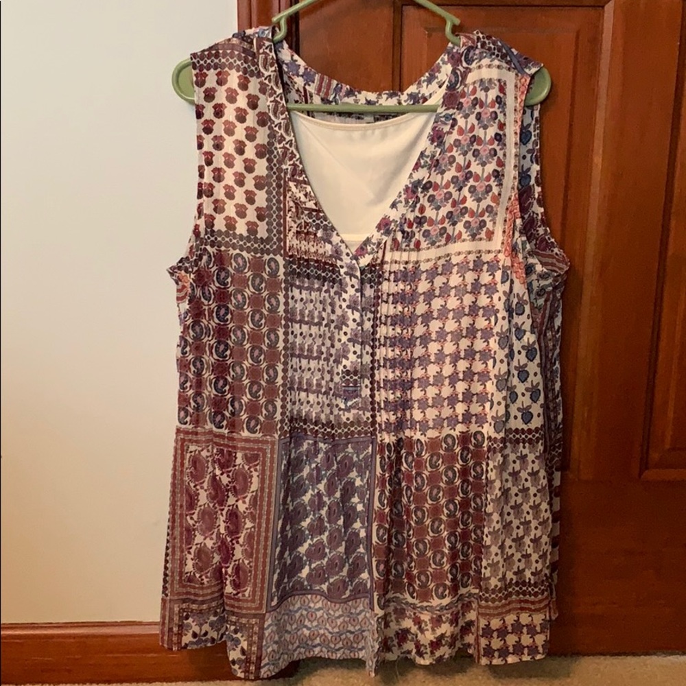 Floral tank top